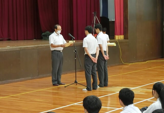 2学期　始業式
