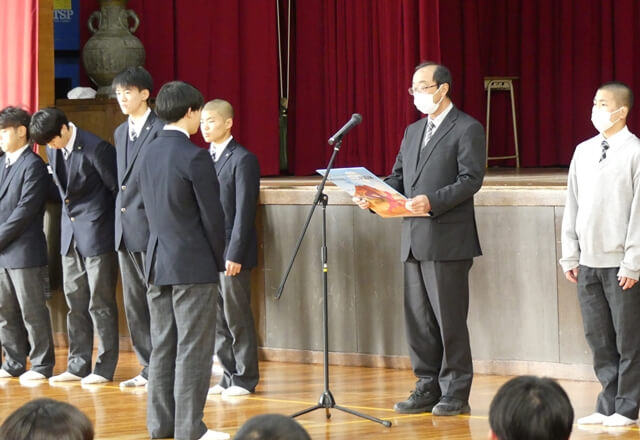 2学期　終業式