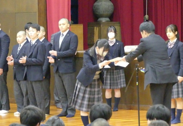 2学期 終業式