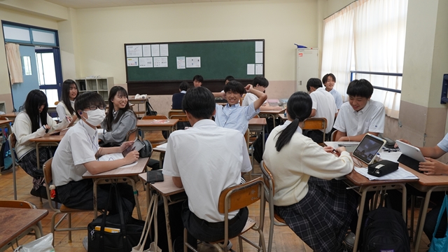 韓国ポハン女子高校オンライン交流