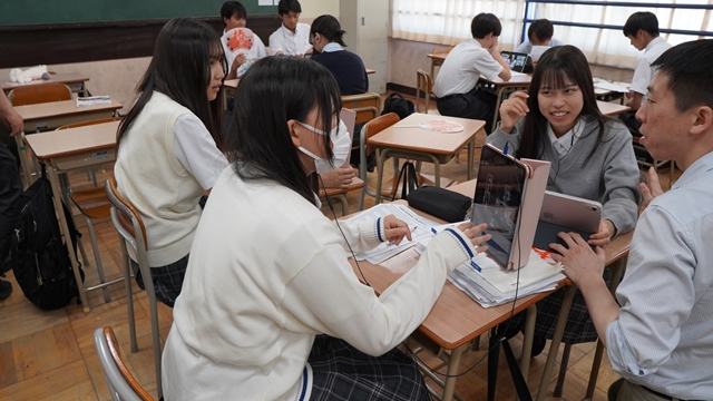 韓国ポハン女子高校オンライン交流