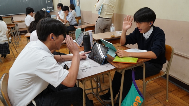 韓国ポハン女子高校オンライン交流