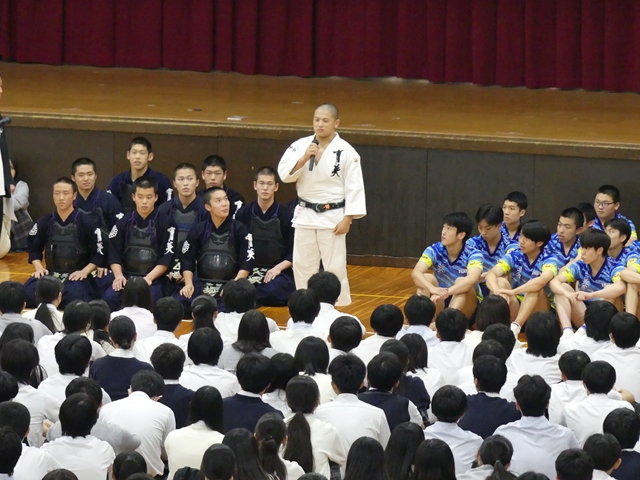 野球部軟式野球部及び全国出場壮行会